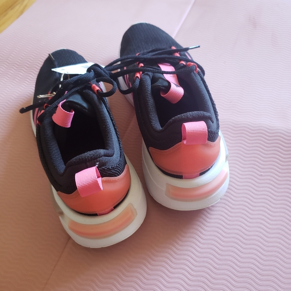 ADIDAS Racer TR23 Women's Sneakers NWT Black & Pink Fusion - Picture 6 of 8